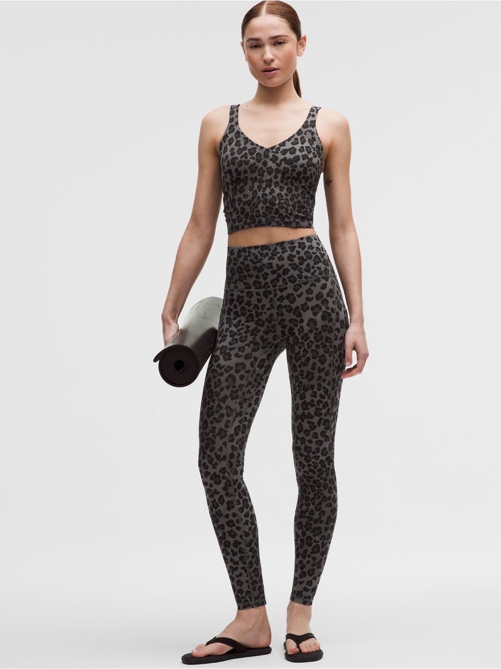 lululemon Align™ High-Rise Pant with Pockets 28"True Leopard Black Multi